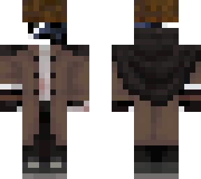 corrupted panda in trench coat