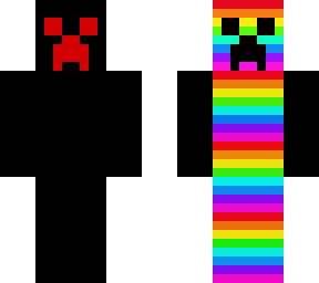 creepy front; rainbow creeper back
