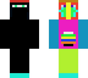 double faced colorful ninja