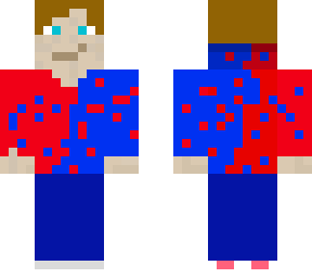 edit: half blue half red