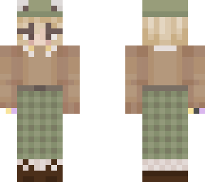 enby person with froggy hat but now blonde
