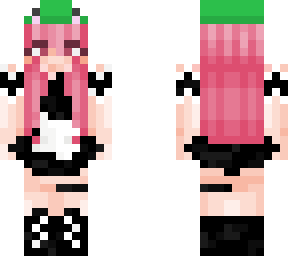 frog with maid outfit