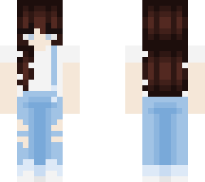 girl in overals