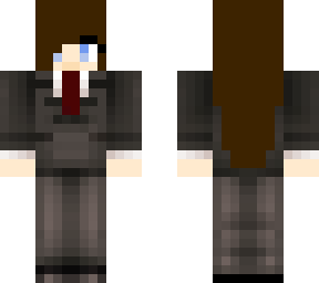 girl in suit