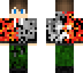 grey and red fire