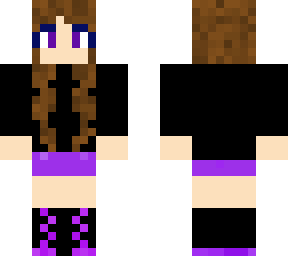 hacker girl brown hair