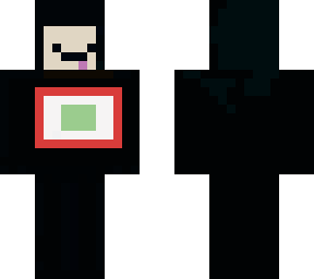he has tongue  (first skin)