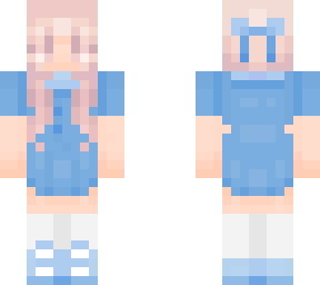little blue dress