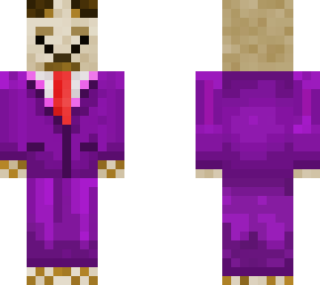 llama in a purple suit