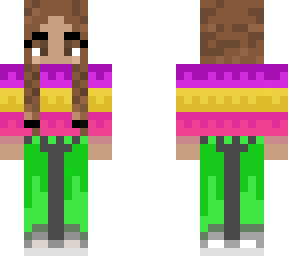 long braid girl in karlnapity colour sweater