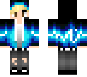 male gamer with blue jacket