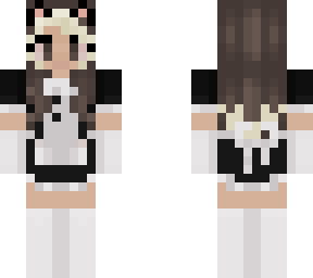 me as catgirl maid with updated hair