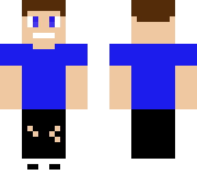 me with a blue t-shirt