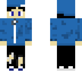my first quackity skin (looks better when opened)