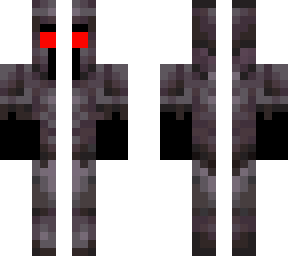 my skin in netherite armour split in half!!