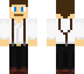 my skin in overalls (no glasses)