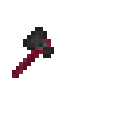 my viesion of a axe (nether)