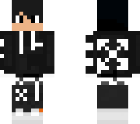 off white black hair