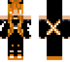 orange devil girl