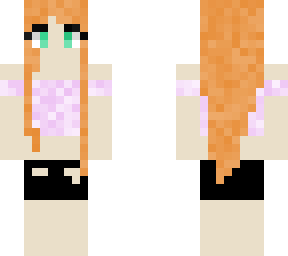 orange hair cutr girl