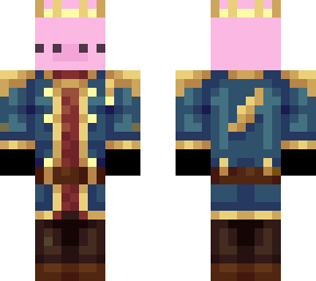 piggy king (blue)