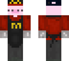 piggy mcdonald's worker