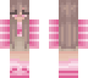 pink girl with mini skirt( i didn't know what to name it)