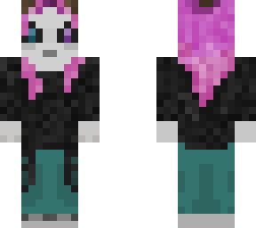 pink hair cute cat girl ghost cool coloured eyes