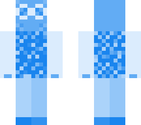 pixeled blue