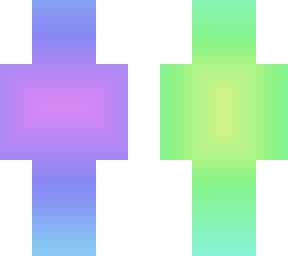 purple and green illusion