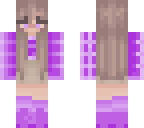 purple girl with mini skirt( i didn't know what to name it)