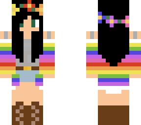 rainbow girl