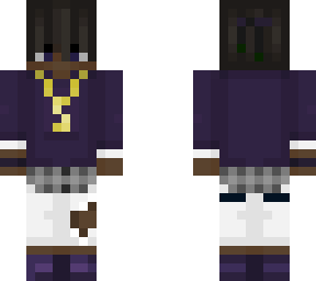 rapper in purple