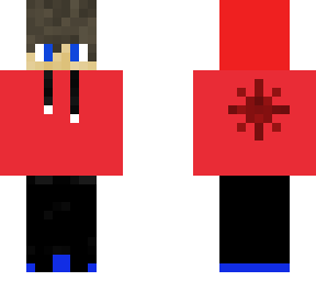 red blue hoodie boy
