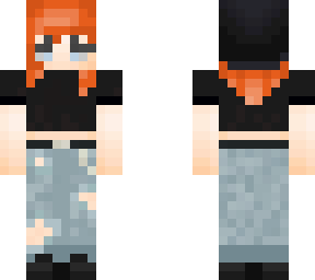 red head with a beanie