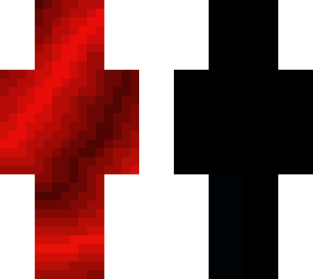 red shaded