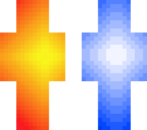 sun gradient and blue circular fade gradient