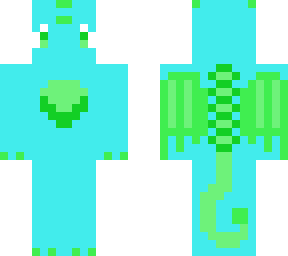 teal dragon