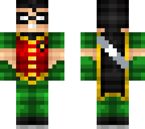 teen titans go robin whit bow staf
