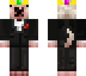walter wearing suit and crown