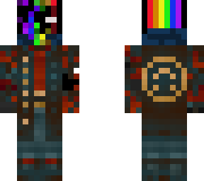 war ravaged rainbow face