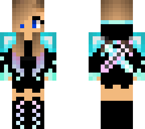 warrior girl with diamond armor
