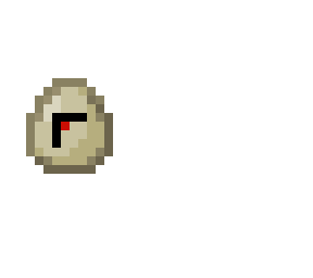 an egg with a gun read disc