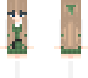 anna checkered dress (forest green)