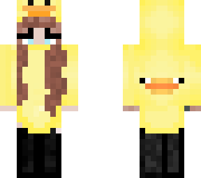 badboyhalo's ducky pajama but my oc is in it!