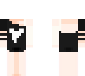 black and white hearts body base~
