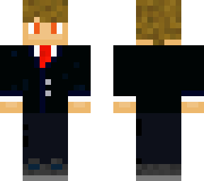 black suit grim