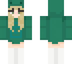 blonde frog girl