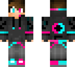 blue and pink