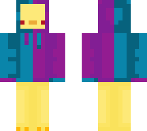 blue and purple